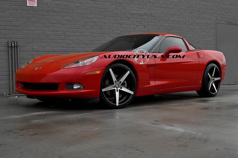 photo 4 Chevrolet Corvette custom wheels Lexani R four 20x8.5, ET , tire size X R20. 20x10.0 ET 