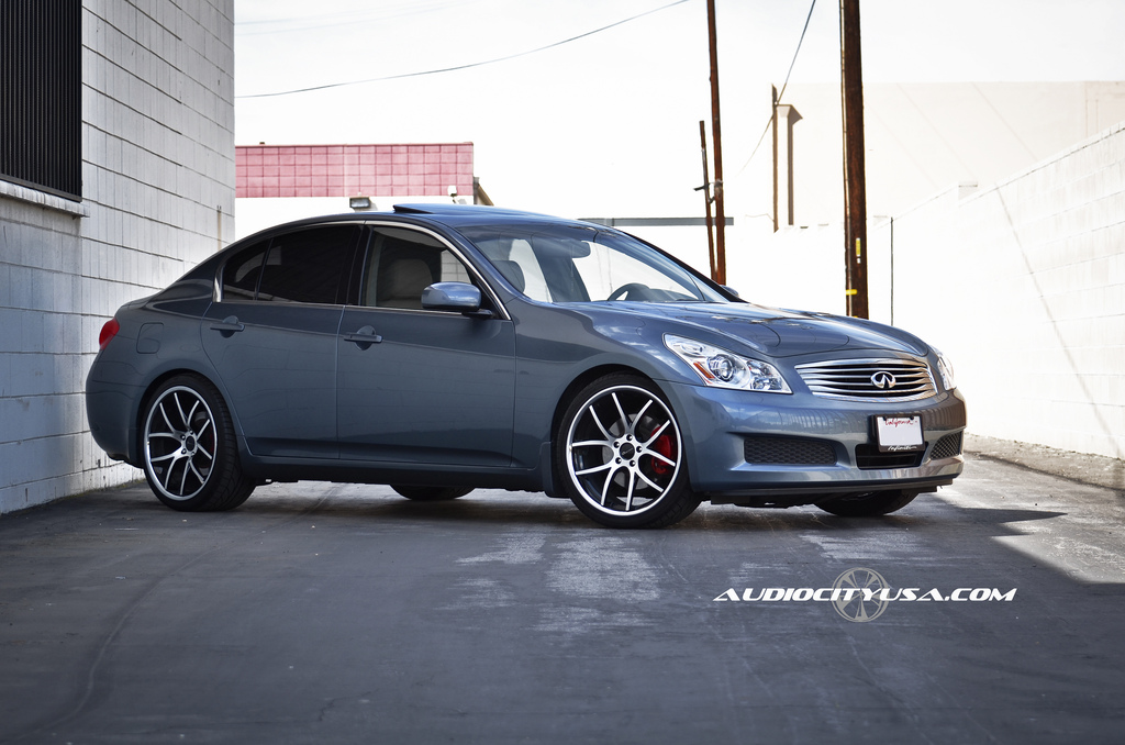 photo 2 Infiniti G37 custom wheels Gianelle Monza 20x8.5, ET , tire size 245/35 R20. 20x10.0 ET 275/30 R20