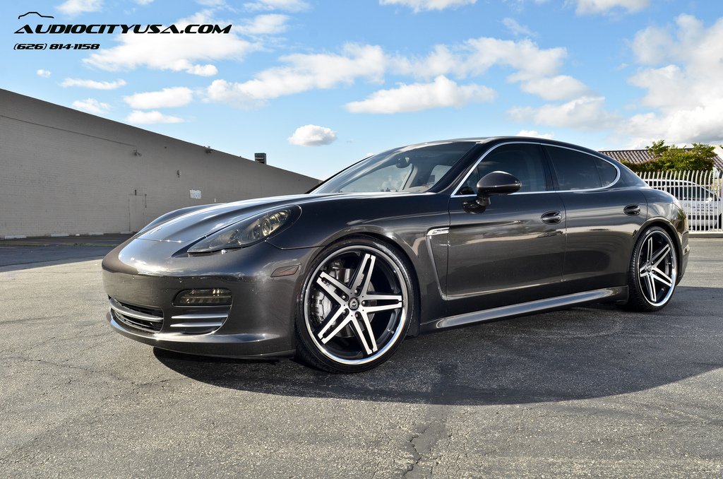 photo 2 Porsche Panamera custom wheels Lexani R five 22x9.0, ET , tire size 245/30 R22. 22x10.0 ET 295/25 R22
