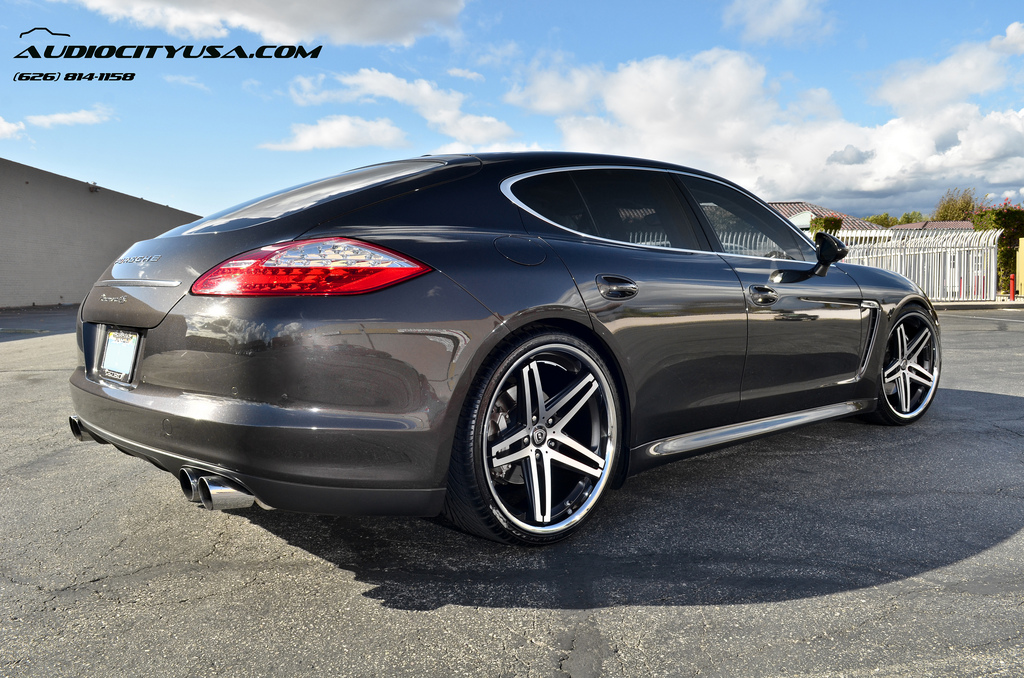 photo 3 Porsche Panamera custom wheels Lexani R five 22x9.0, ET , tire size 245/30 R22. 22x10.0 ET 295/25 R22