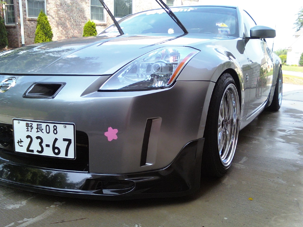 photo 1 Nissan 350Z custom wheels hot wheels 68 17x9.0, ET 0, tire size 215/45 R17. x ET 235/45 R