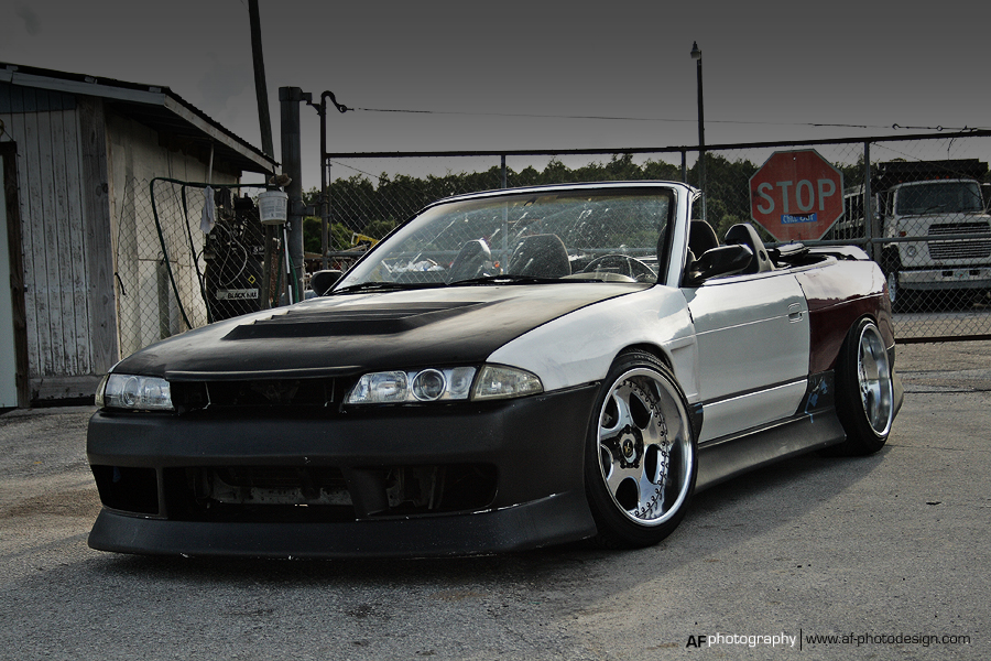 photo 2 Nissan S13 custom wheels Work VS-SD 18x10.0, ET -15, tire size 235/40 R18. 18x11.0 ET-17 245/40 R18