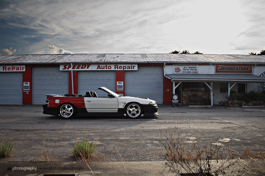 photo 7 Nissan S13 custom wheels Work VS-SD 18x10.0, ET -15, tire size 235/40 R18. 18x11.0 ET-17 245/40 R18