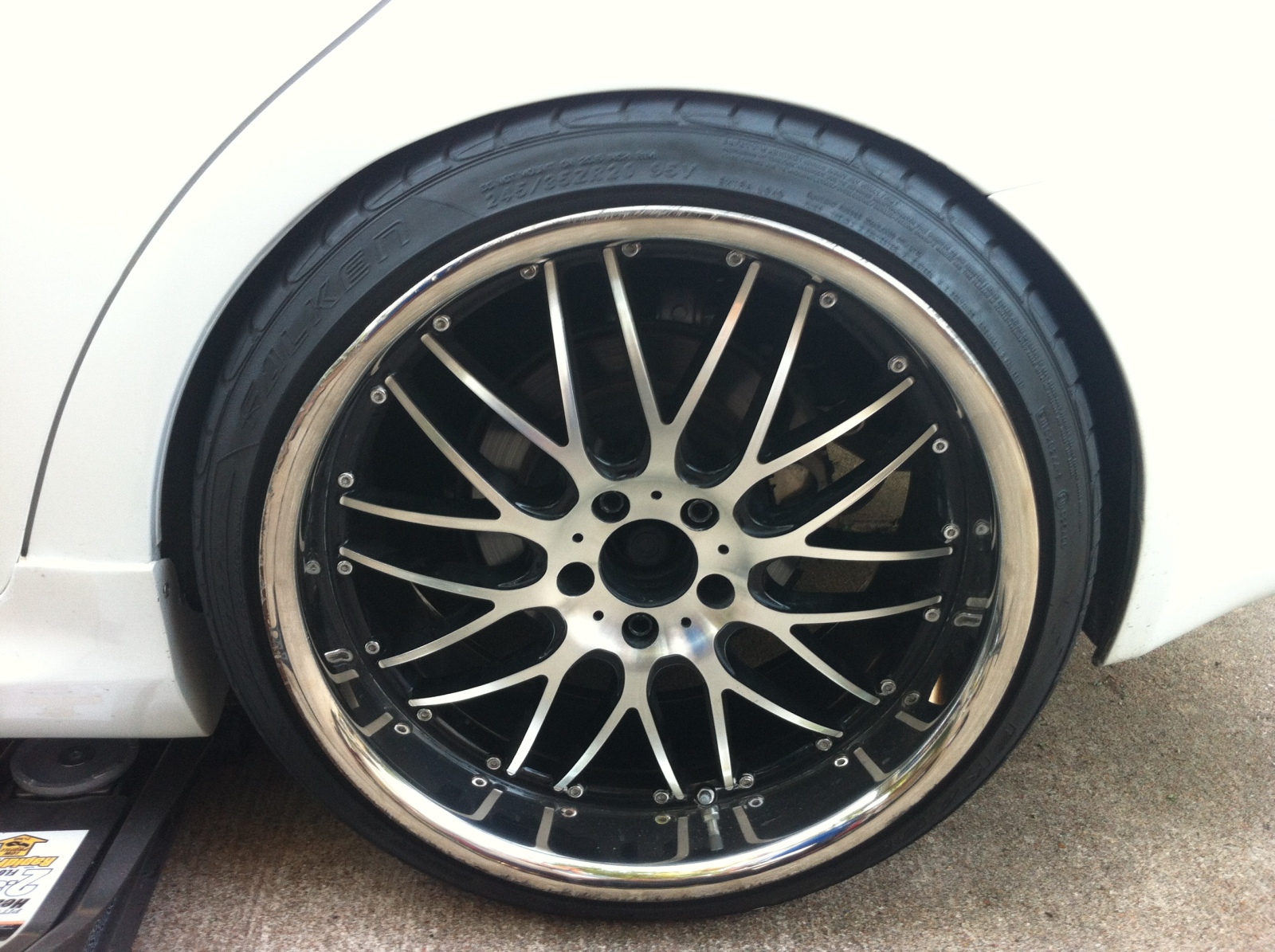 photo 1 Lexus IS 250 custom wheels   20x10.5, ET +25, tire size 245/35 R20. x ET 