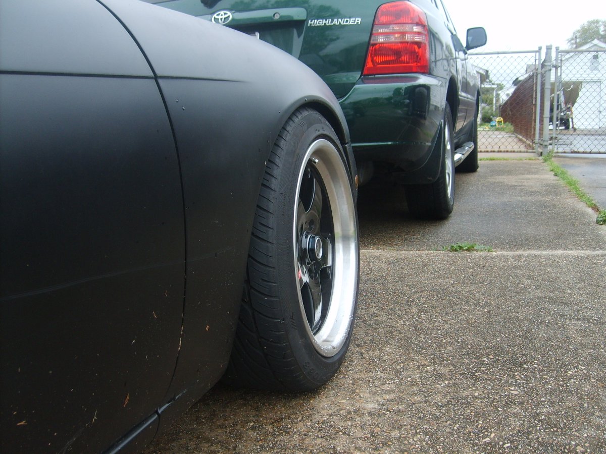 photo 5 Nissan S14 custom wheels Motegi Touge 17x9.0, ET +9, tire size 225/45 R17. 17x9.0 ET+4 