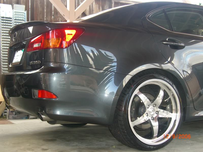 photo 7 Lexus IS 350 custom wheels GFG GF1-5  20x8.5, ET +38, tire size 235/30 R20. 20x10.0 ET+40 275/30 R20