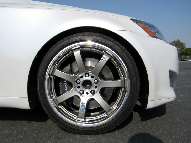 photo 3 Lexus IS 350 custom wheels Gram Lights 57-Pro 18x8.5, ET +33, tire size X R18. 18x9.0 ET+33 