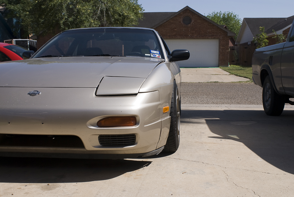 photo 1 Nissan S13 custom wheels   17x9.5, ET +15, tire size 235/40 R17. 18x9.5 ET+15 