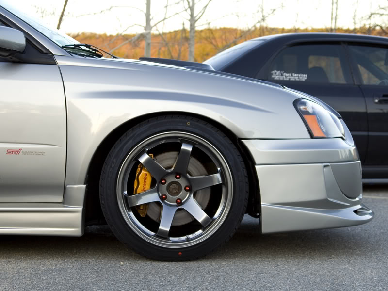 photo 3 Subaru Impreza WRX STi custom wheels Rota Grid 18x10.0, ET +35, tire size 235/40 R18. x ET