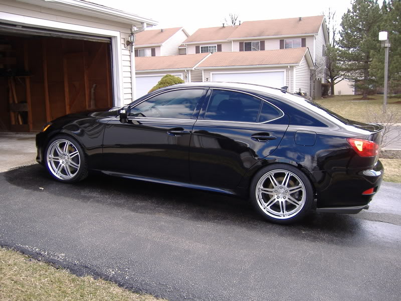 photo 2 Lexus IS 250 custom wheels Work Varianza T1S 19x8.5, ET , tire size 235/35 R19. 19x10.0 ET 275/35 R19