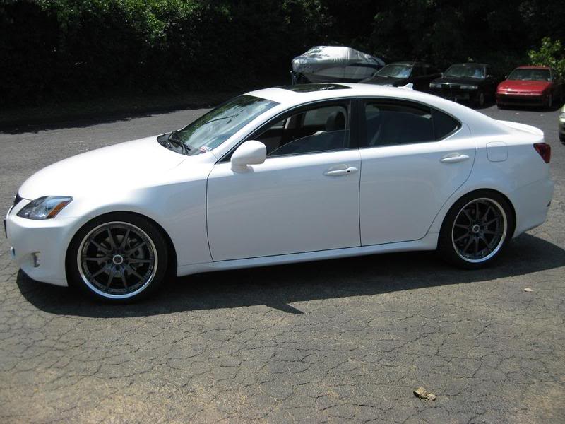 photo 2 Lexus IS 250 custom wheels Volk GT-F 19x8.5, ET +35, tire size 235/35 R19. 19x9.5 ET+36 275/35 R19