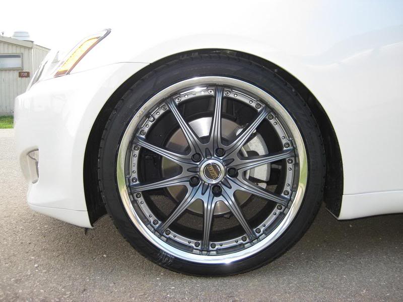 photo 6 Lexus IS 250 custom wheels Volk GT-F 19x8.5, ET +35, tire size 235/35 R19. 19x9.5 ET+36 275/35 R19