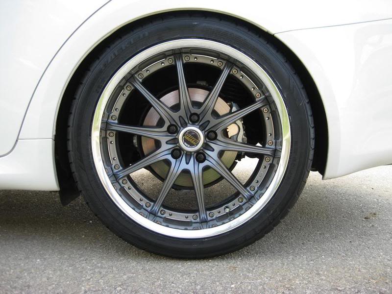 photo 1 Lexus IS 250 custom wheels Volk GT-F 19x8.5, ET +35, tire size 235/35 R19. 19x9.5 ET+36 275/35 R19