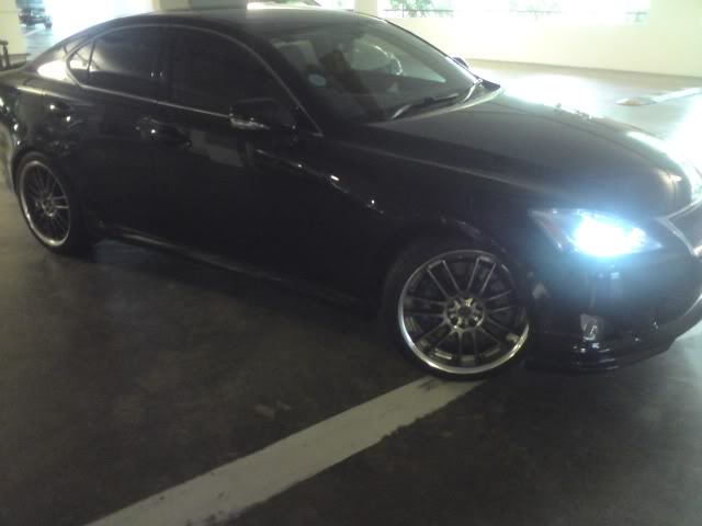 photo 1 Lexus IS 250 custom wheels Volk GT30 19x, ET , tire size 235/35 R19. x ET 275/30 R