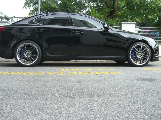 photo 2 Lexus IS 250 custom wheels Volk GT30 19x, ET , tire size 235/35 R19. x ET 275/30 R