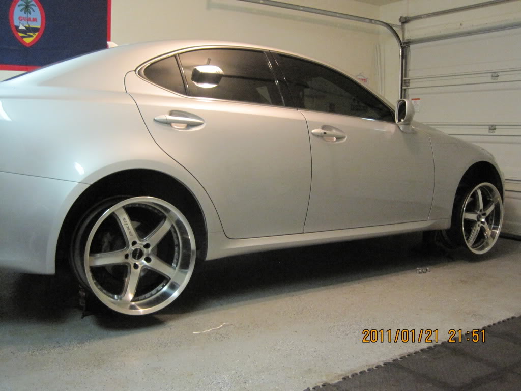 photo 1 Lexus IS 250 custom wheels Axis Shine 20x9.0, ET +15, tire size X R20. 20x10.0 ET+20 