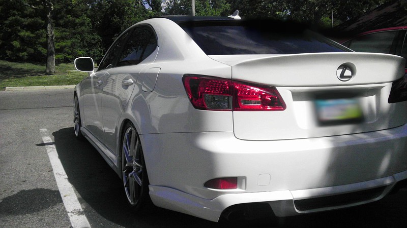 photo 2 Lexus IS 350 custom wheels OEM LFA 19x8.5, ET +38, tire size 235/35 R19. 19x9.5 ET+45 275/30 R19
