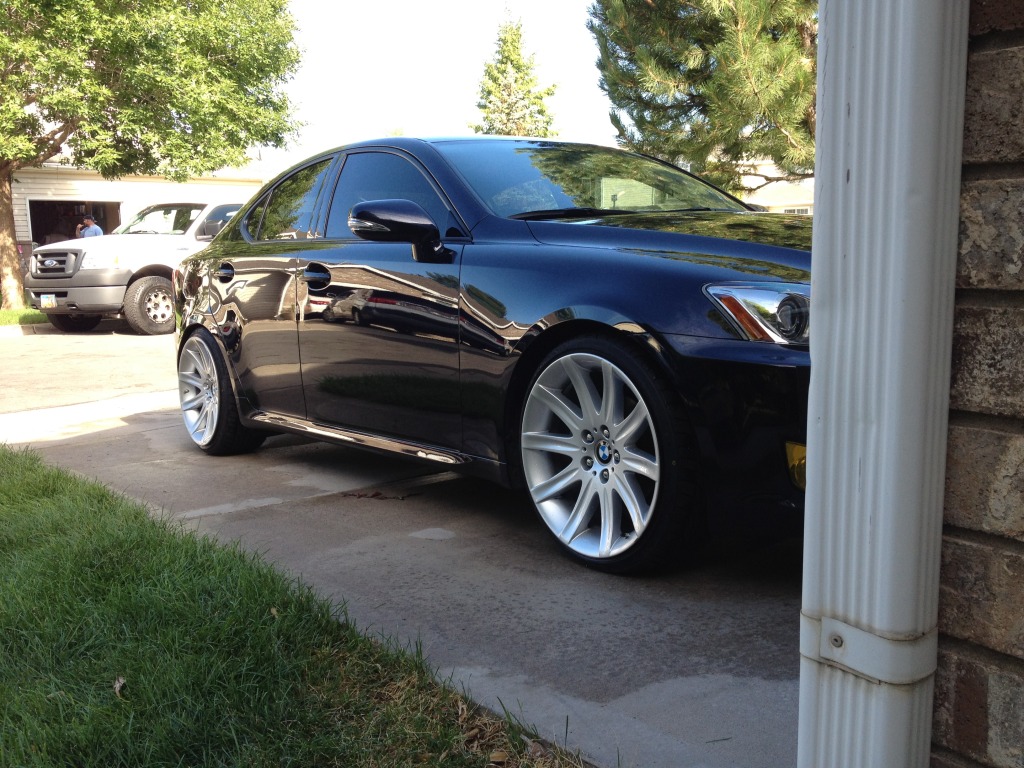 photo 1 Lexus IS 250 custom wheels Borbet Style 95 19x9.0, ET +24, tire size 215/35 R19. 19x10.0 ET+24 225/35 R19