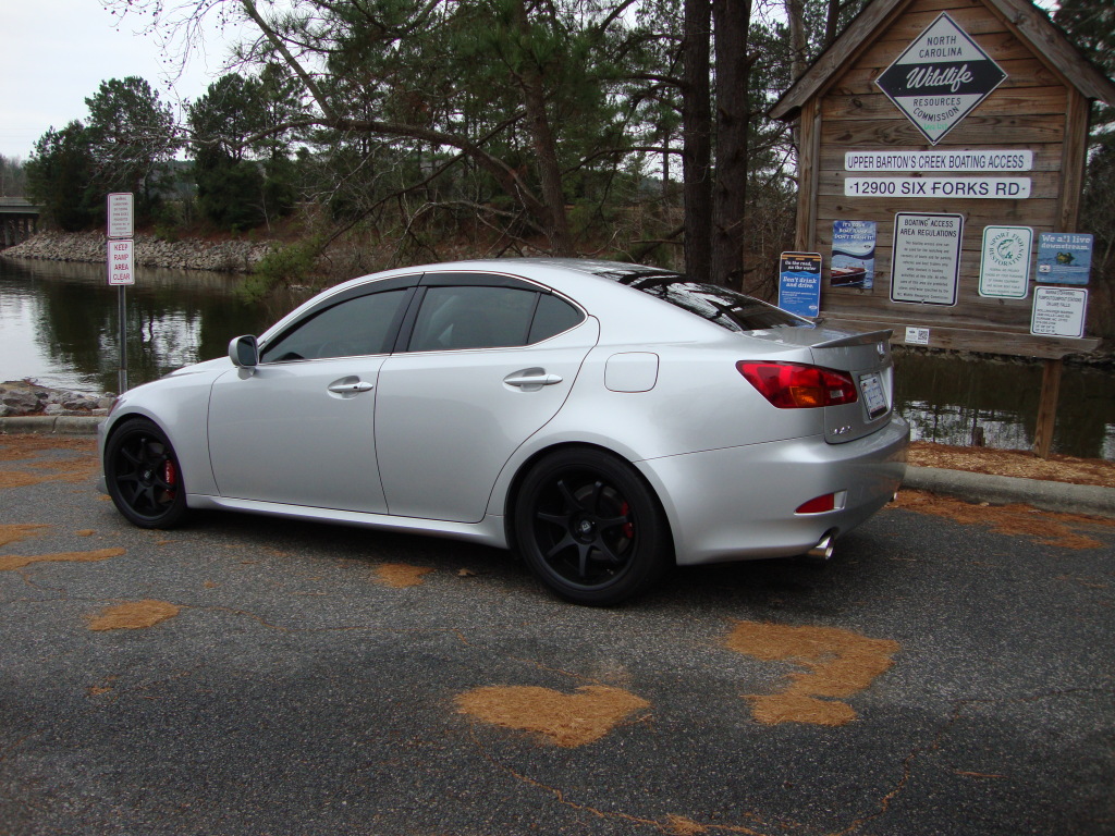 photo 2 Lexus IS 350 custom wheels Motegi MR125 18x8.0, ET +35, tire size 225/40 R18. 18x9.0 ET+35 255/40 R18