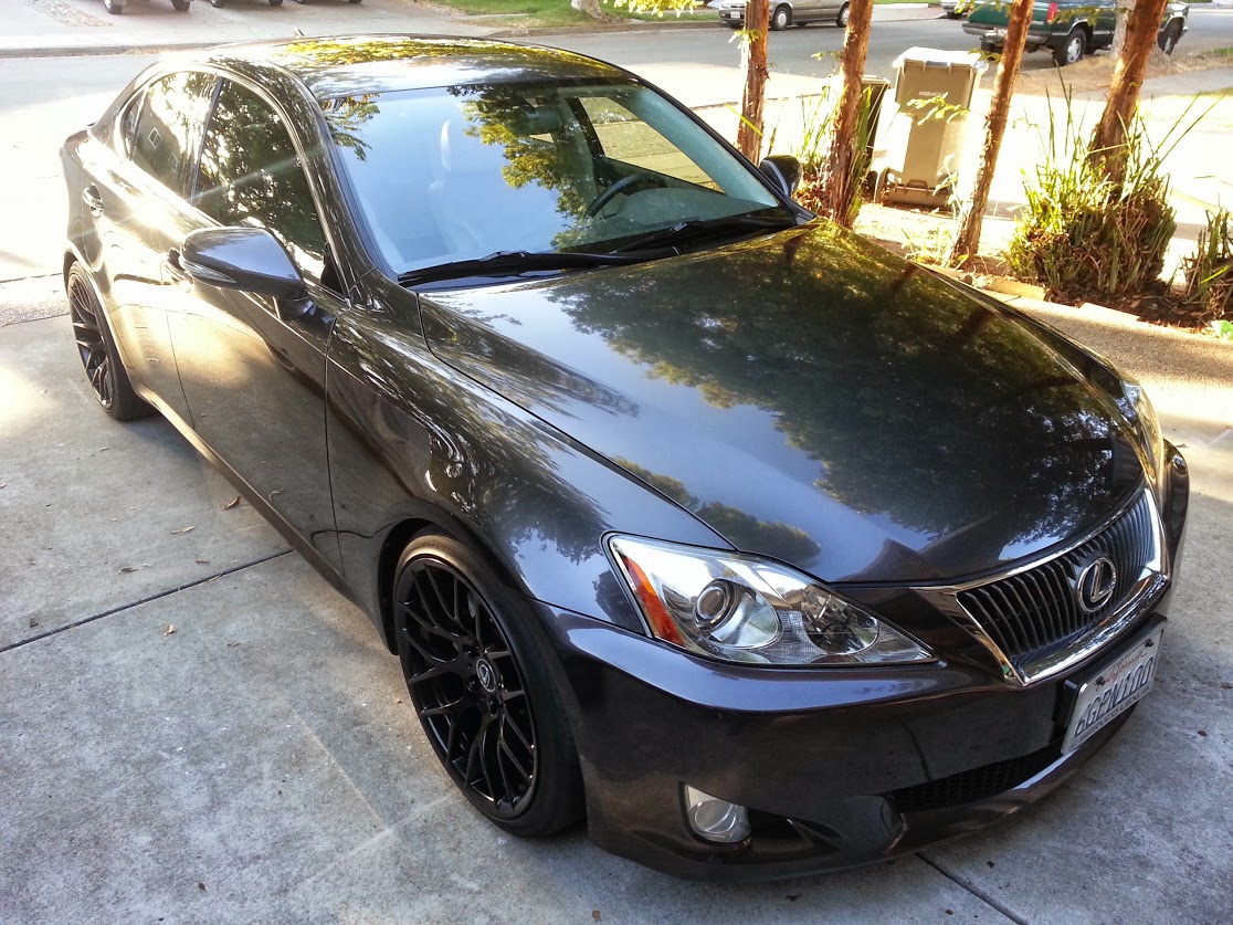 photo 2 Lexus IS 350 custom wheels 19x9.0, ET , tire size 235/35 R19. 19x10.0 ET 265/30 R19