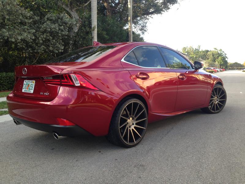 photo 4 Lexus IS 250 custom wheels Niche  20x8.5, ET +35, tire size 245/30 R20. 20x10.0 ET+40 285/25 R20