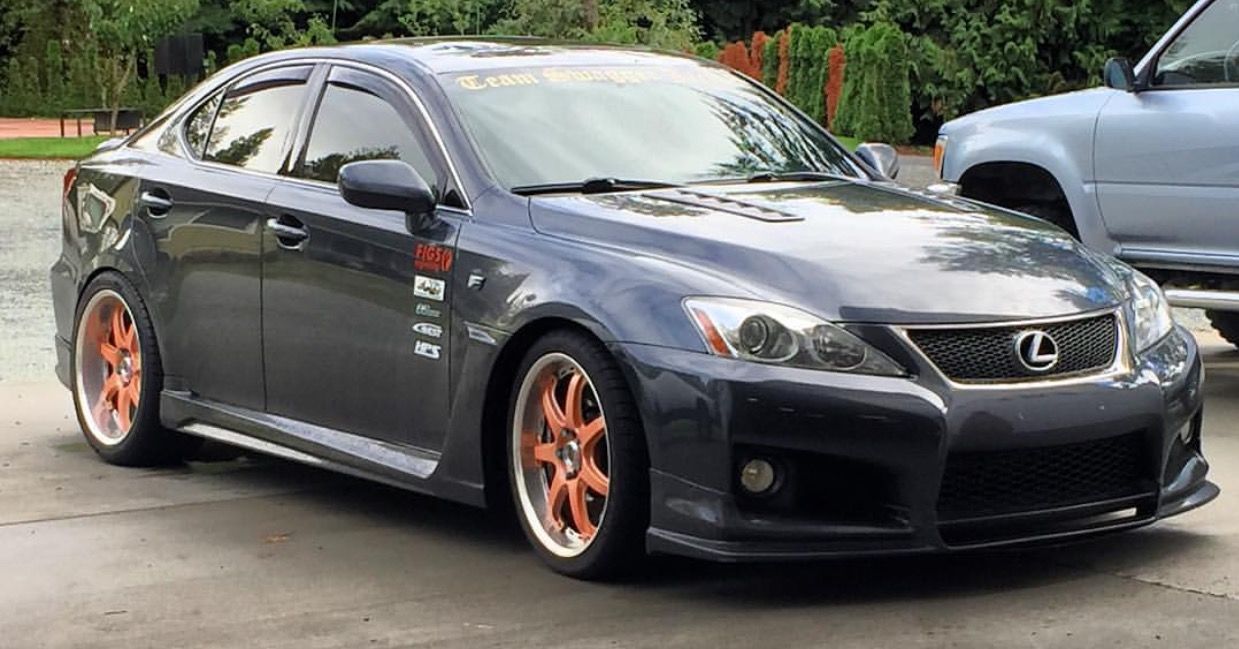 photo 1 Lexus IS-F custom wheels Volk Racing  19x8.5, ET +23, tire size 245/35 R19. 19x9.5 ET+24 275/35 R19
