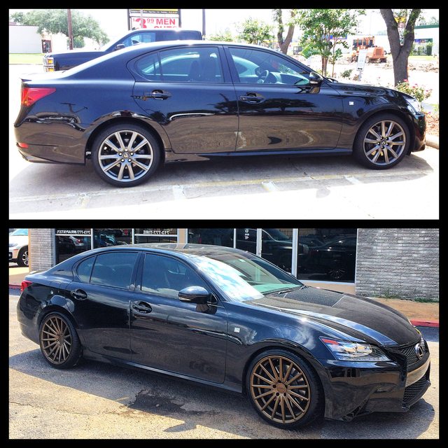 photo 1 Lexus GS 350 custom wheels Vossen VFS-2 20x9.0, ET +32, tire size 235/35 R20. 20x10.5 ET+45 275/30 R20
