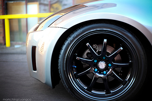 photo 4 Nissan 350Z custom wheels Work XD9 18x9.0, ET +20, tire size 245/40 R18. 18x10.0 ET+18 265/35 R18
