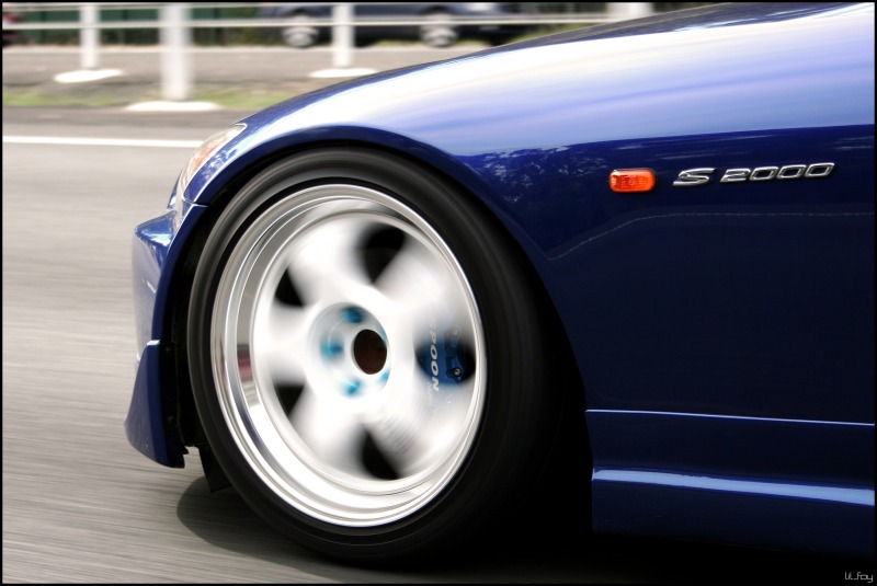 photo 5 Honda S2000 custom wheels Work Meister S1 18x8.0, ET +35, tire size 225/40 R18. 18x9.0 ET+45 245/35 R18