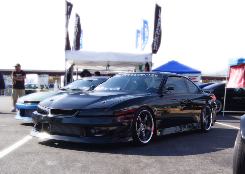 photo 3 Nissan S14 custom wheels Gram Lights 57F-pro 18x9.0, ET +14, tire size 225/40 R18. 18x10.0 ET+22 255/35 R18