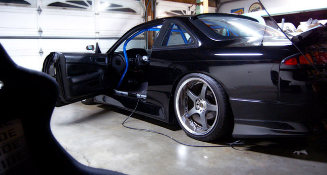 photo 4 Nissan S14 custom wheels Gram Lights 57F-pro 18x9.0, ET +14, tire size 225/40 R18. 18x10.0 ET+22 255/35 R18