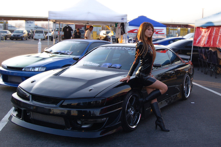 photo 6 Nissan S14 custom wheels Gram Lights 57F-pro 18x9.0, ET +14, tire size 225/40 R18. 18x10.0 ET+22 255/35 R18