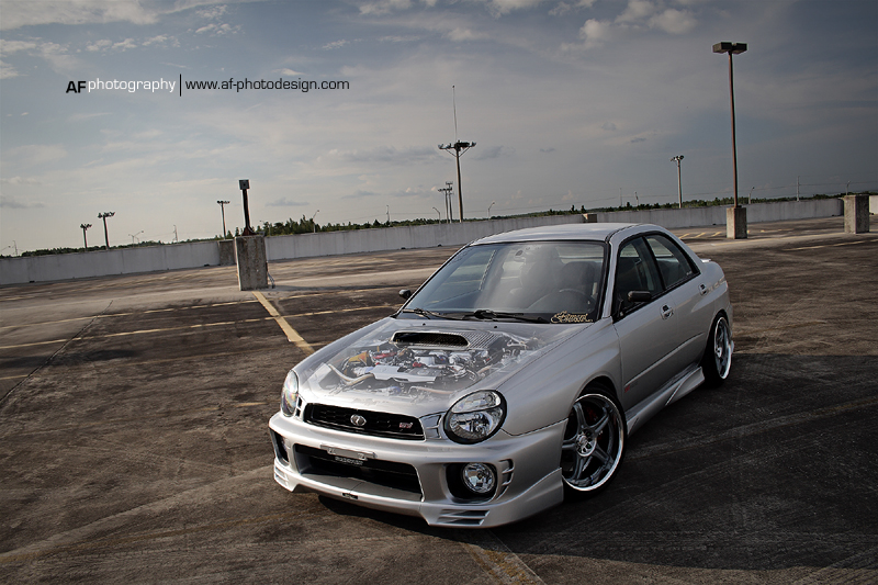 photo 2 Subaru Impreza WRX custom wheels Speed Star D5R 18x9.0, ET +27, tire size 225/40 R18. x ET 