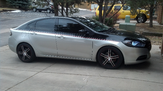 photo 2 Dodge Dart custom wheels   18x, ET , tire size X R18. x ET 