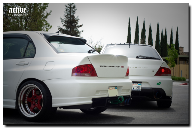 photo 4 Mitsubishi Lancer Evolution custom wheels Work Meister 18x11.0, ET +5, tire size 295/30 R18. x ET