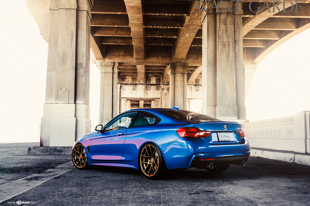 photo 4 BMW 435 custom wheels Avant Garde M510 20x8.5, ET , tire size X R20. 20x10.0 ET 