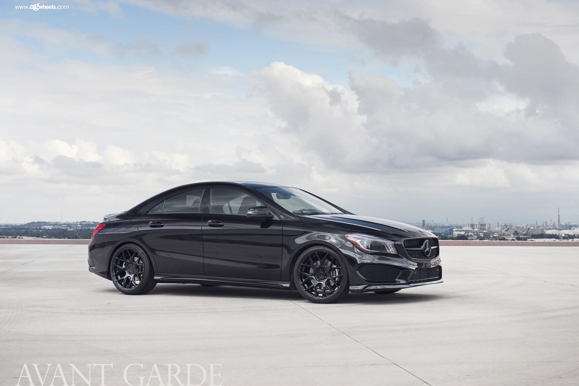 photo 7 Mercedes-Benz CLA-Class custom wheels Avant Garde M590 19x8.5, ET +45, tire size 235/35 R19. 19x9.5 ET+48 245/35 R19