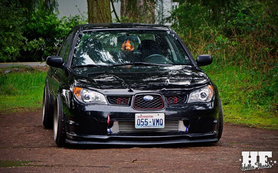 photo 1 Subaru Impreza WRX custom wheels Work Emotion XD-9 18x10.0, ET +18, tire size 225/40 R18. x ET 