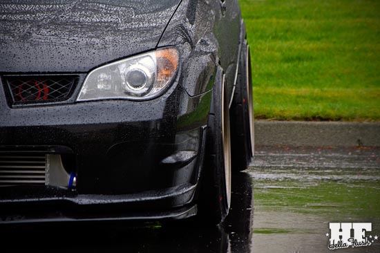 photo 2 Subaru Impreza WRX custom wheels Work Emotion XD-9 18x10.0, ET +18, tire size 225/40 R18. x ET 
