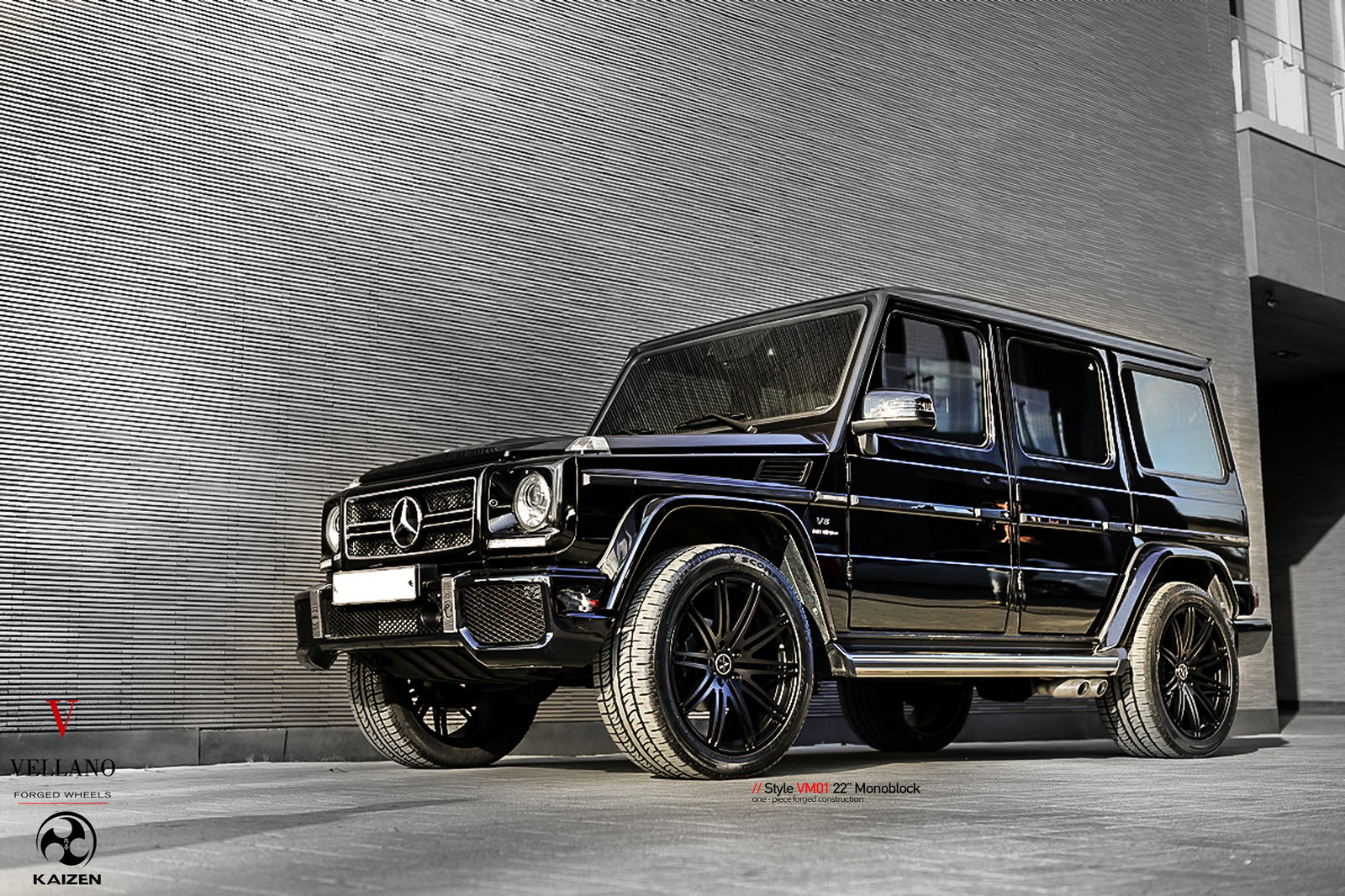 photo 2 Mercedes-Benz G-Class custom wheels Vellano VM01 22x, ET , tire size 305/20 R22. x ET 