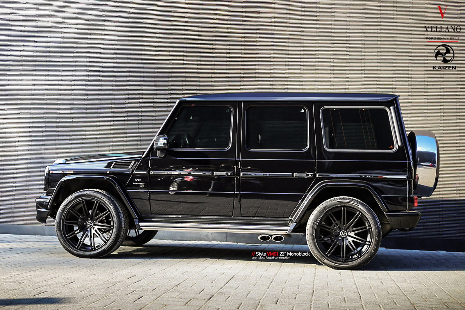 photo 4 Mercedes-Benz G-Class custom wheels Vellano VM01 22x, ET , tire size 305/20 R22. x ET 