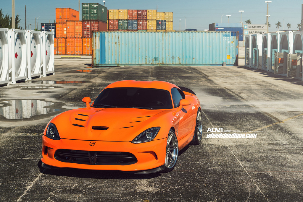 photo 8 Dodge SRT Viper custom wheels ADV 06R Truck Spec 20x10.5, ET , tire size 275/30 R20. 21x13.0 ET 355/25 R21