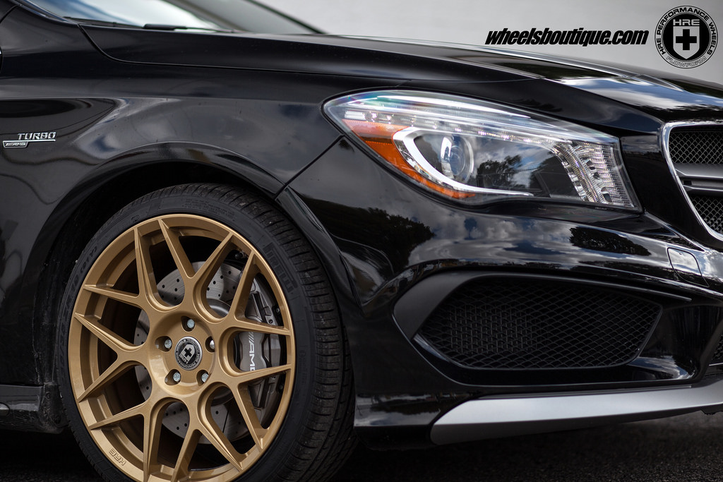 photo 3 Mercedes-Benz CLA-Class custom wheels HRE FF01 FLowForm 19x8.5, ET , tire size 235/35 R19. x ET 