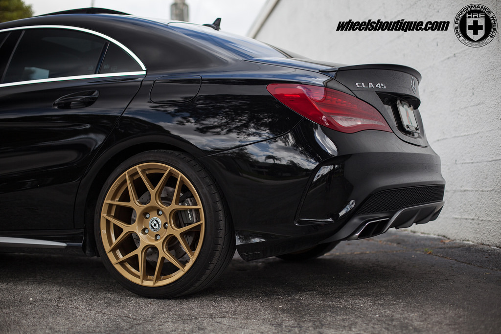 photo 13 Mercedes-Benz CLA-Class custom wheels HRE FF01 FLowForm 19x8.5, ET , tire size 235/35 R19. x ET 