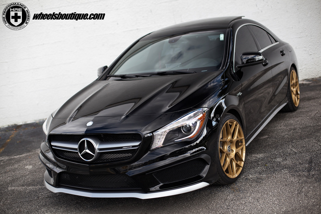 photo 11 Mercedes-Benz CLA-Class custom wheels HRE FF01 FLowForm 19x8.5, ET , tire size 235/35 R19. x ET 