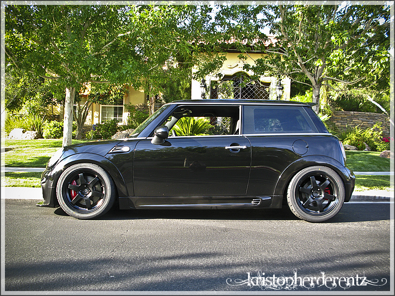 photo 7 MINI Cooper S custom wheels Rays Engineering Volk Racing TE37 17x7.5, ET +35, tire size 225/45 R17. 17x7.5 ET+40 
