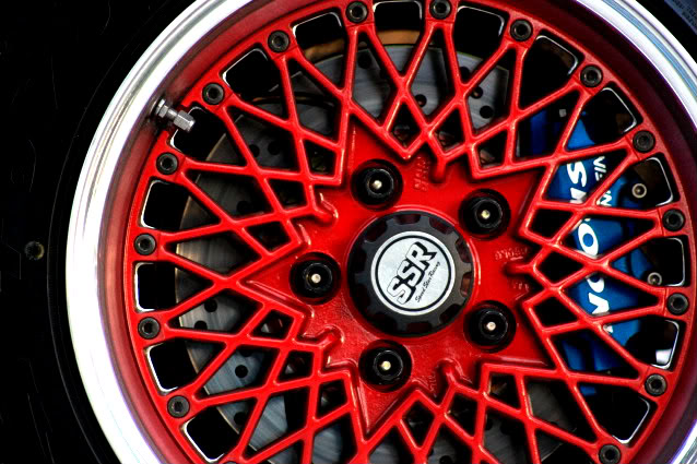 photo 12 Acura Integra custom wheels SSR Reverse Mesh 15x7.5, ET +5, tire size 195/45 R15. 15x7.5 ET+7