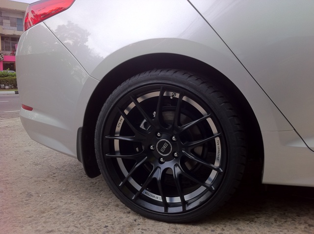 photo 1 Kia Optima custom wheels Breyton GTS-AV 19x8.5, ET +35, tire size 235/35 R19. 19x9.5 ET+35 265/30 R19