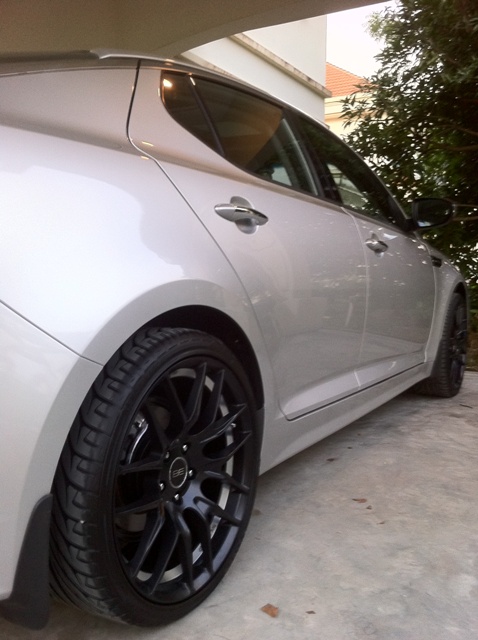 photo 2 Kia Optima custom wheels Breyton GTS-AV 19x8.5, ET +35, tire size 235/35 R19. 19x9.5 ET+35 265/30 R19