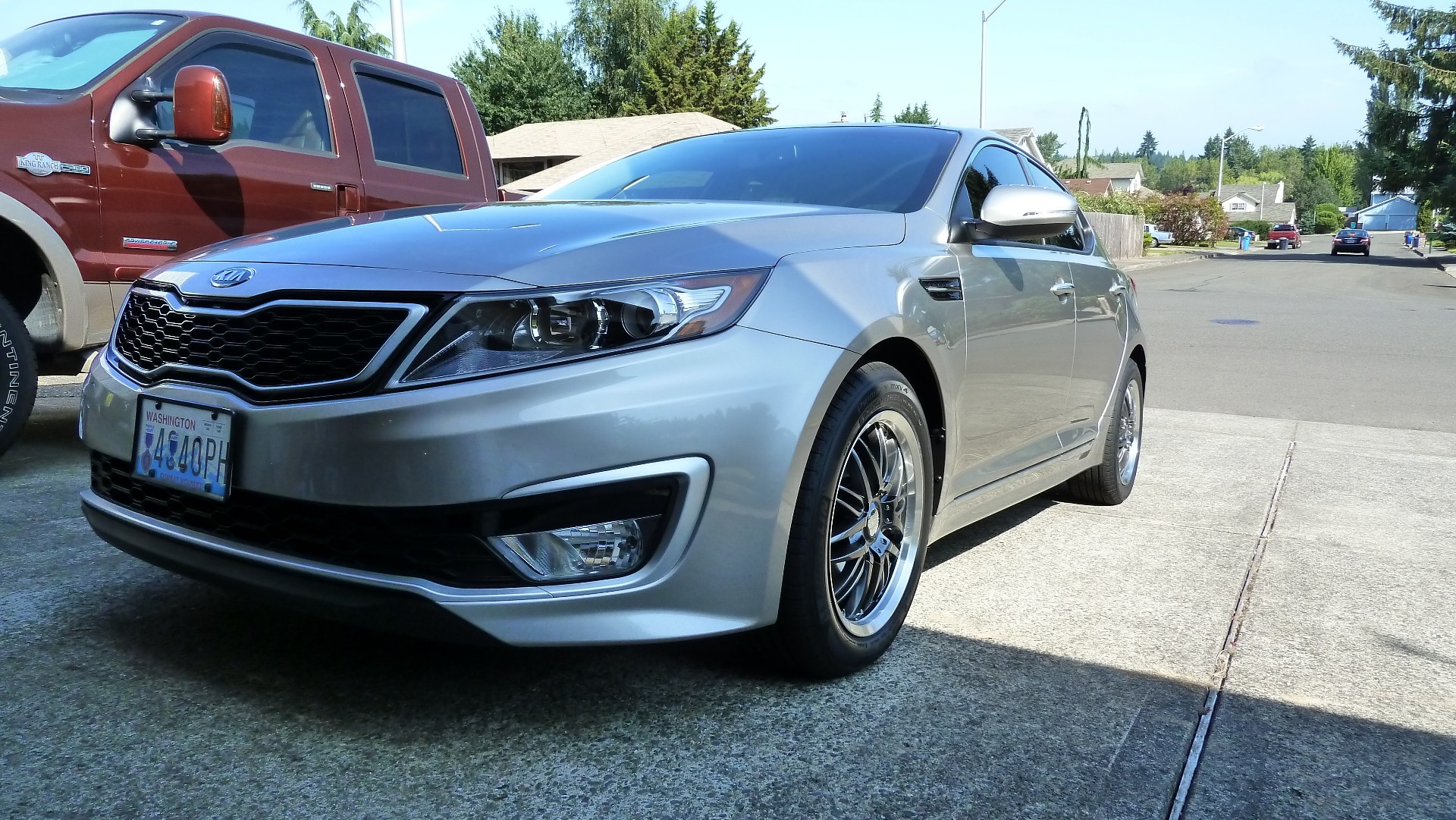 photo 3 Kia Optima custom wheels Platinum 200-7707HB 17x7.5, ET +40, tire size 215/55 R17. x ET 